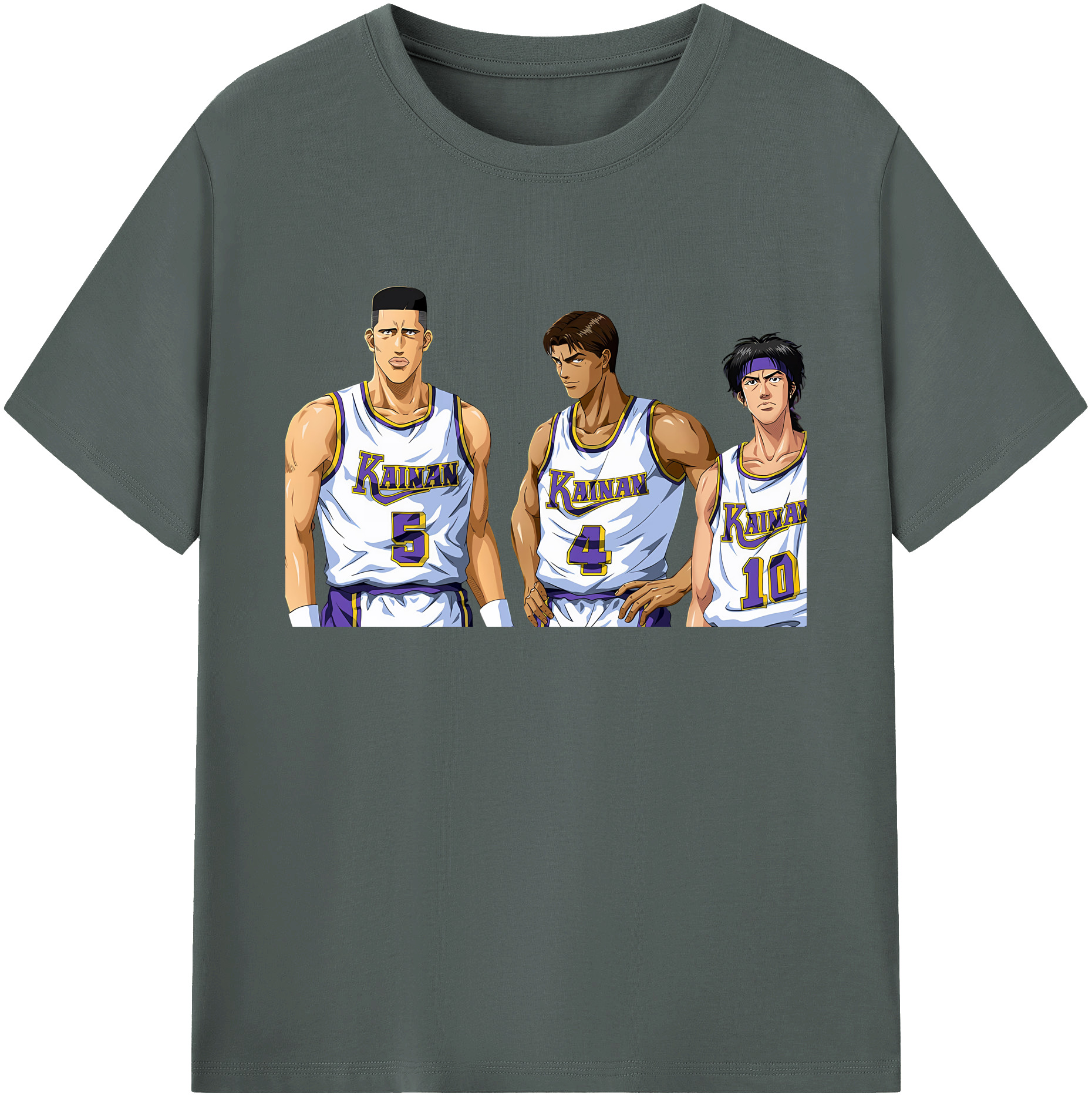 （画像用） SLAM DUNK／スラムダンク 綿100％ メンズ半袖Tシャツ｜肌触りやわらか＆通気性